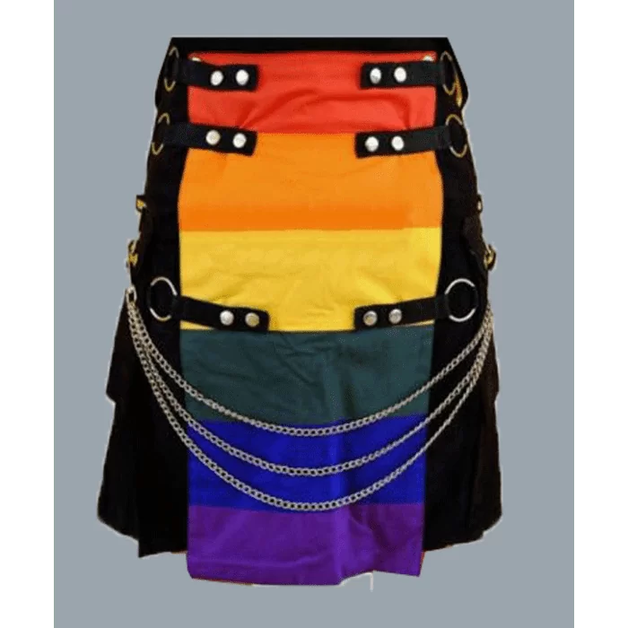 Rainbow Apron Gay pride Kilt