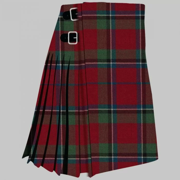 Sinclair Red Muted Tartan Kilt