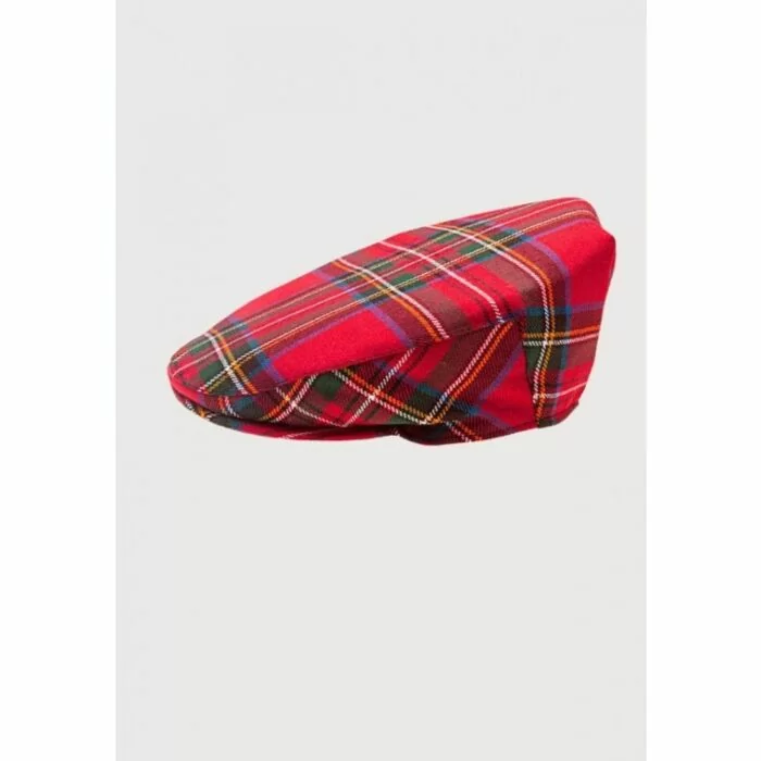 tartan flat cap
