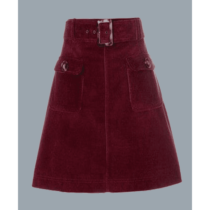 Velvet Mini Skirt For Women