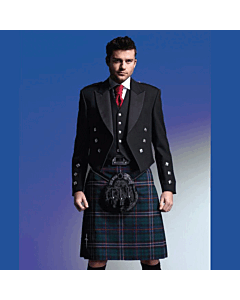 Scottish National Tartan Kilt Prince Charlie Outfit 