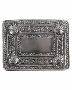 Antiqued Celtic Knot Kilt Belt Buckle