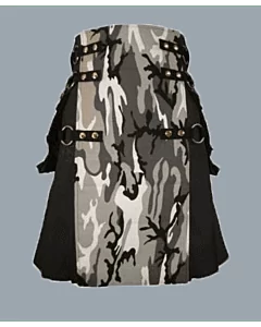Urban Camo Cargo Fabric kilt