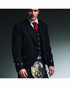New Men's Black Fashion Argyle Jacket  