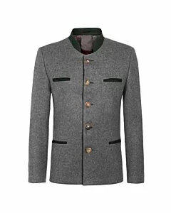 Grey Loden Trachten Jacket Oktoberfest Tyrol German Bavarian Jacket