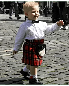 Red Kilt For Kids