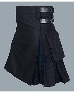 Black watch hybrid utility kilt