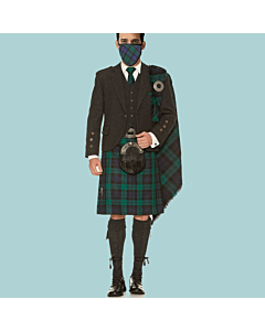 Black Watch Kilt Wedding Outfit