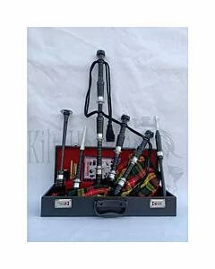 Buchanan Tartan Black Bagpipe Set