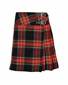 Black Stewart Skirt For Women 