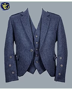 Blue Color Beautiful Argyle Jacket