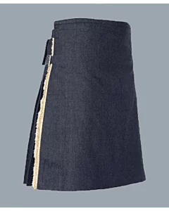 New Custom Made Denim Kilt For Men