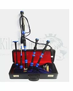 Highland Beautiful Blue Mounts Bagpipe Set

