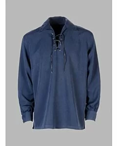 Blue custom made Jacobite shirt