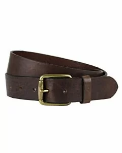 Bradgate Real Brown Leather Jeans belt
