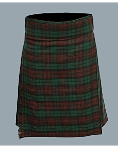 Brown watch tartan kilt for women