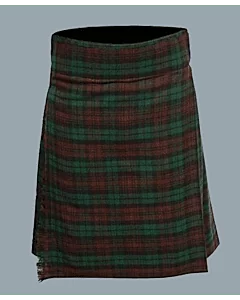 Brown watch tartan kilt for women