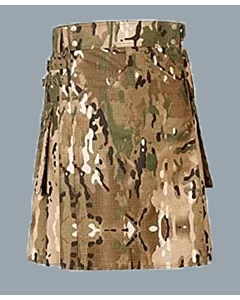 Scottish Khaki Camo Utility Kilt