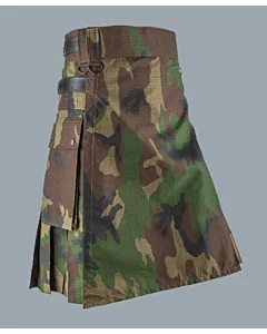 Woodland Camouflage Utility Kilt