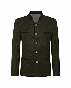 Dark Grey Loden Trachten Jacket Oktoberfest Tyrol German Bavarian Jacket