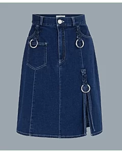 Blue Short Denim Skirt For Women