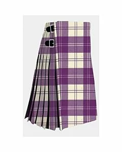 Eriskin Dress Purple & White Tartan Kilt