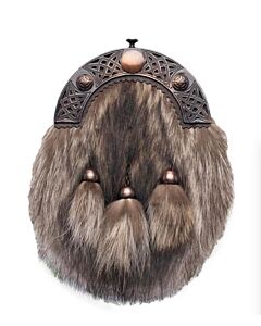 Beautiful Antique Finish Celtic Cantle Scottish Dress Sporran