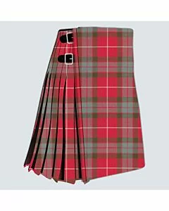 Clan Fraser Red Weathered Tartan Kilt