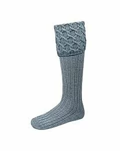 Grey Scottish Kilt Hose 