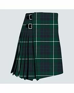 Clan Hamilton Green Modern Tartan Kilt