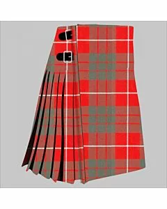 Hamilton Red Weathered Tartan Kilt