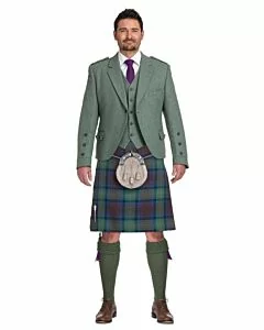 ISLE OF SKY TARTAN KILT COMPLETE OUTFIT