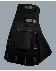 Black Hybrid Kilt