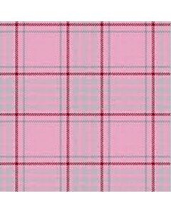 Komen Rose Plaid Tartan Kilt