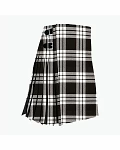 MacFarlane Black & White Ancient Tartan Kilt
