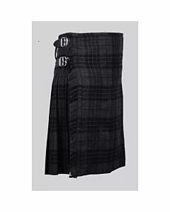 Men's Custom Scottish 8 Yard Traditional Kilt - Grey Watch Tartan