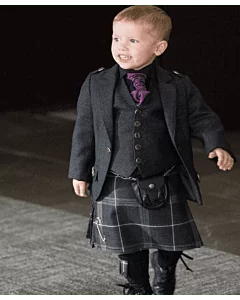 Hamilton Gray Baby Tartan Kilt 
