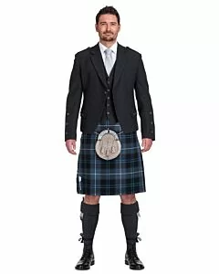 Patriot Ancient Tartan Black Jacket Complete Scottish Wedding Outfit
