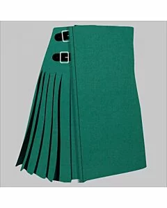 Solid Green Ancient Tartan Kilt