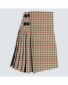 Clan St Abbs Estate Check Tartan Kilt