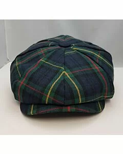 Tartan Tweed Hat Newsboy 8 Panel, Peaky Blender Hat