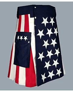 Usa flag hybrid utility kilt