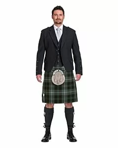 Patriot Tartan Black Jacket Complete Scottish Wedding Outfit