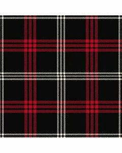 White Stripes Hunting Tartan Kilt