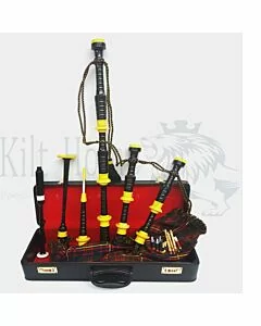MacDonald Tartan Yellow Mounts Bagpipe Set