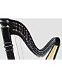 34 String Black Lever Harp