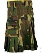 Buy New Scottish Men Camo Army Military Kilt