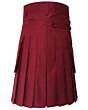Maroon Utility Kilt