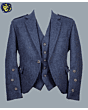 Blue Color Beautiful Argyle Jacket