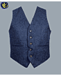 Blue Color Beautiful Argyle Jacket